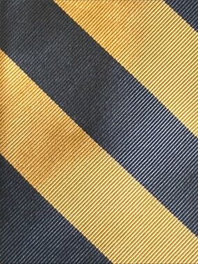 J. Crew Diagonal Stripe Tie in Tan and Blue